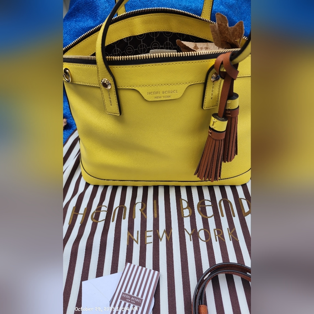 Henri Bendel W 57th tote purse satchel - Picture 11 of 16
